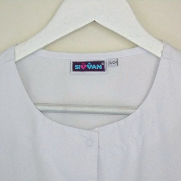 SIVVAN Women's White Lab Coat - Picture 2 of 10